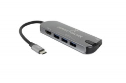 HUB 5 EN 1 USB-C PERFECT CHOICE PC-101246 - PC-101246