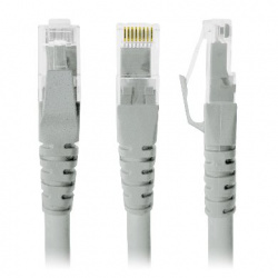 CABLE DE PATCH RED, CAT6 UTP, GRIS, 1.0 M BROBOTIX 308194 - 308194