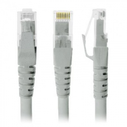 CABLE DE PATCH RED, CAT6 UTP, GRIS, 2.0 M BROBOTIX 308200 - 308200