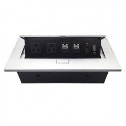 CAJA PARA MESA: HDMI, USB, RJ45 CAT6 BROBOTIX 171224 - 171224