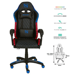 silla gaming NECNON NSG-RGB-1 - NBSGR122RG