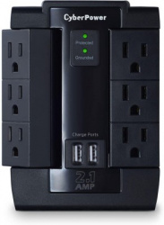 Supresor de Picos de Pared  CyberPower P600WSURC1 - P600WSURC1